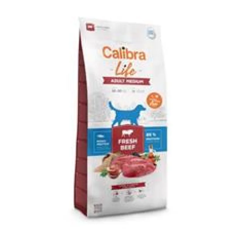 Calibra Dog Life Adult Medium Fresh Beef 2x12 kg