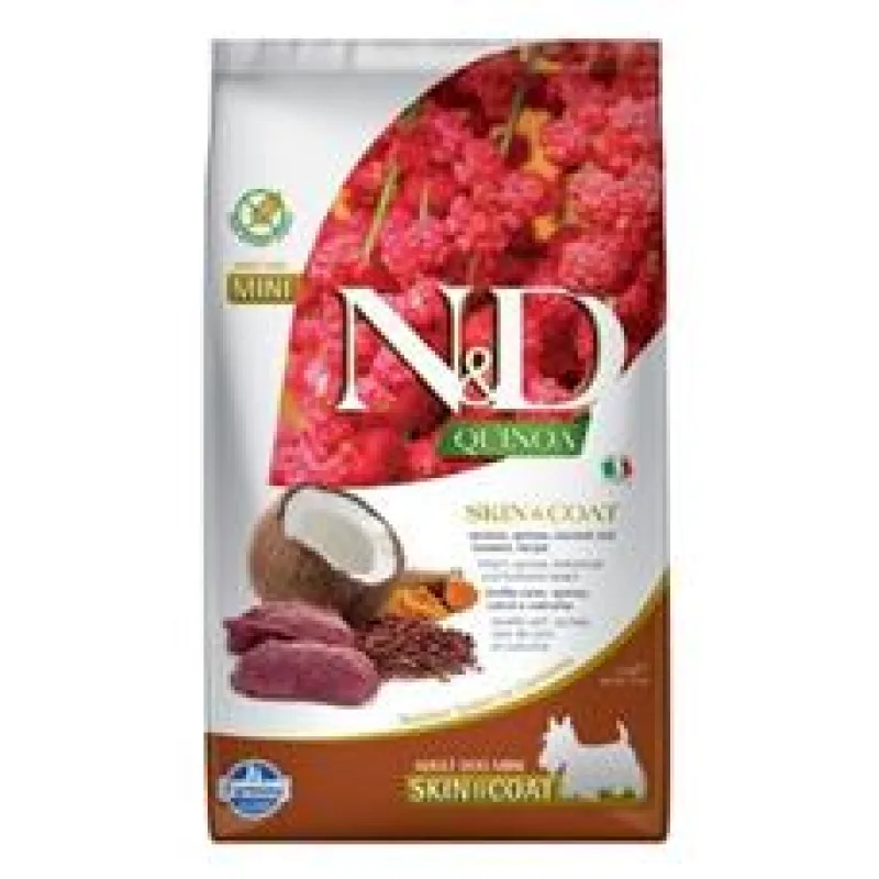N&D Quinoa DOG Skin & Coat Venison & Coconut Mini 2,5 kg