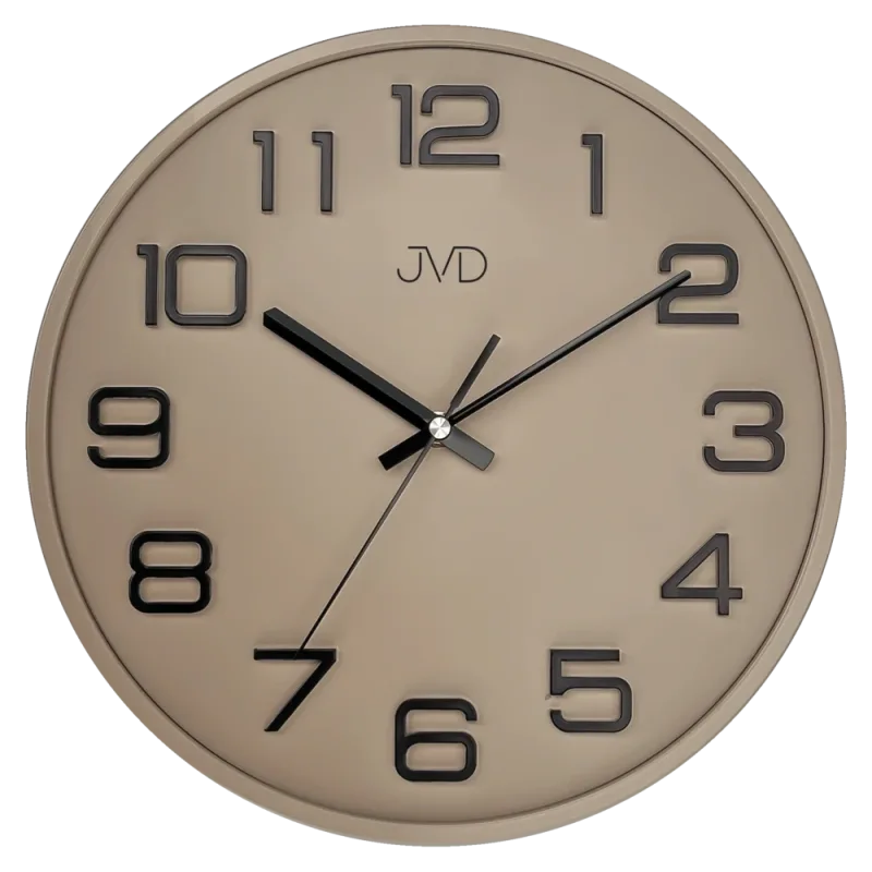 JVD Plastové pastelové nástěnné tiché netikající hodiny JVD HX2472.11