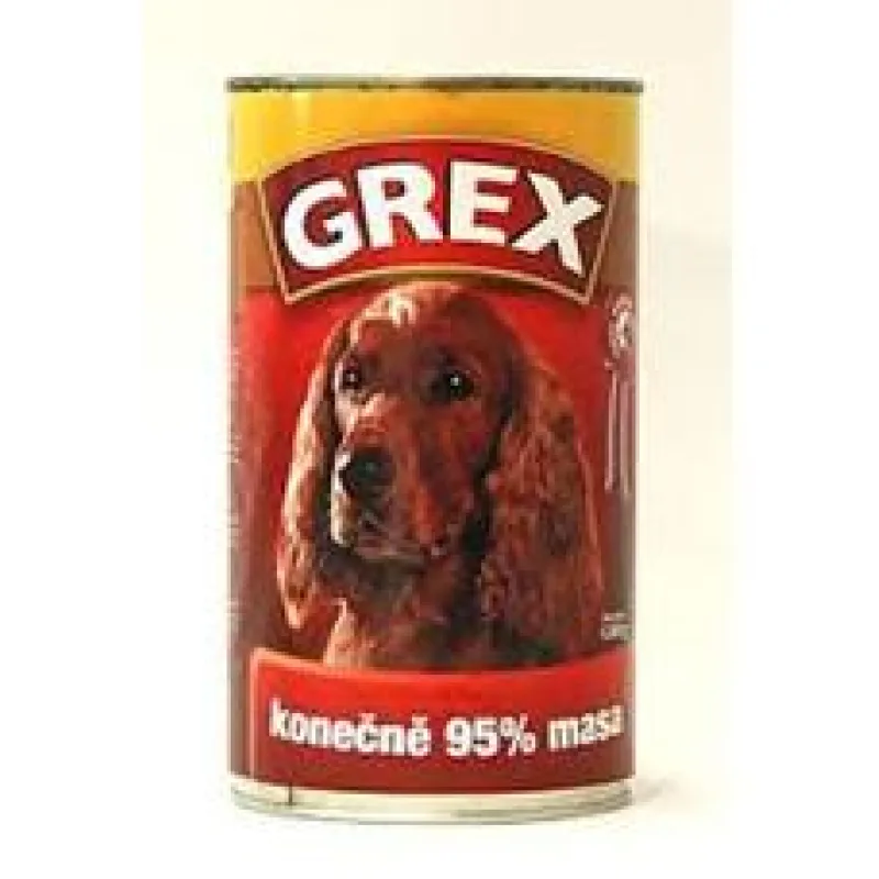 GREX konz. pes hovězí 1280g