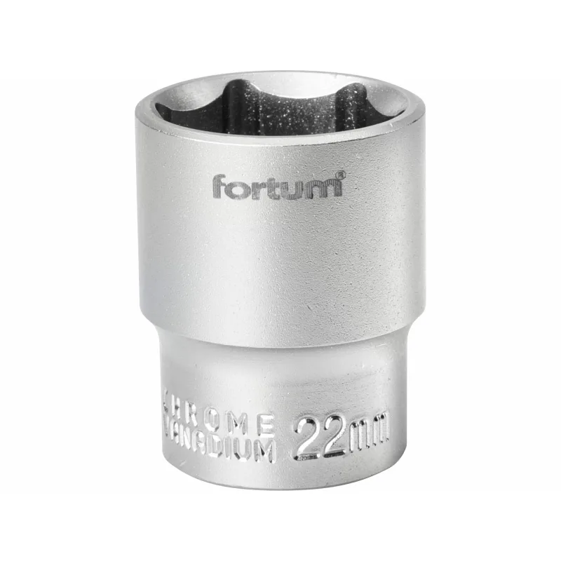 Kľúč nástrčný, 22mm, 1/2”, FORTUM