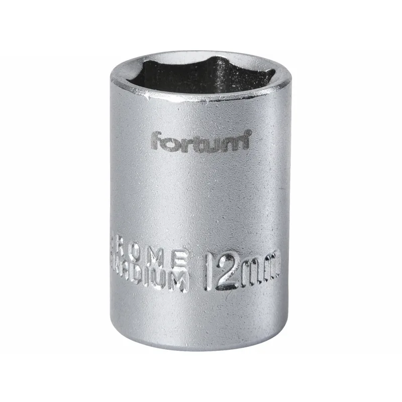 Kľúč nástrčný, 12mm, 1/4”, FORTUM