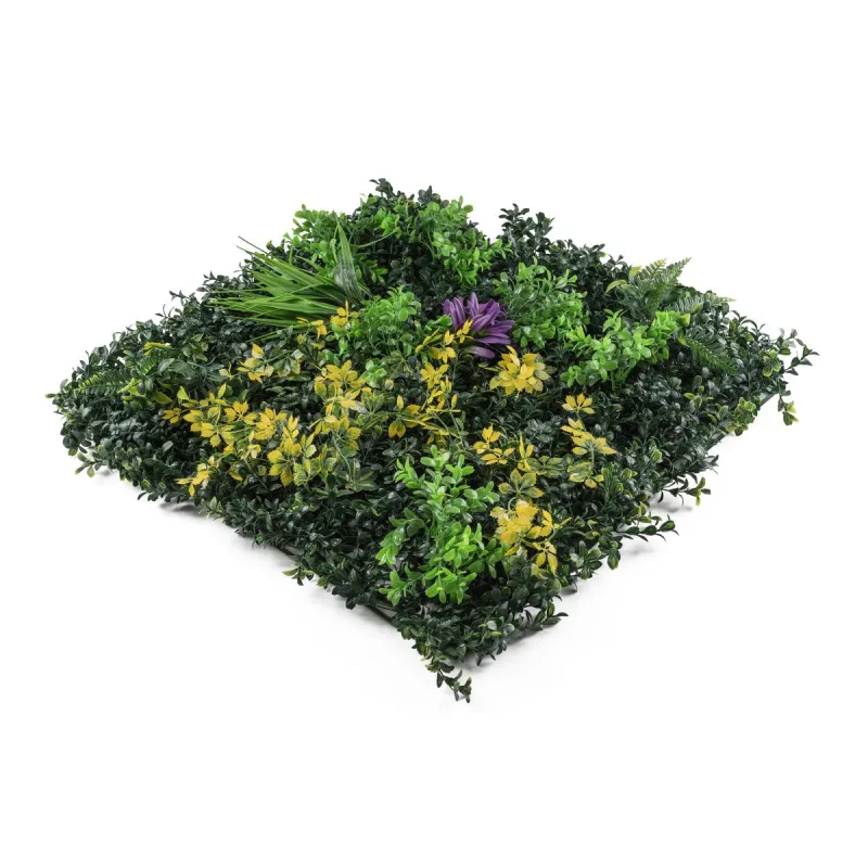 Umelá zelená stena G21 Listo Herb, 50x50 cm