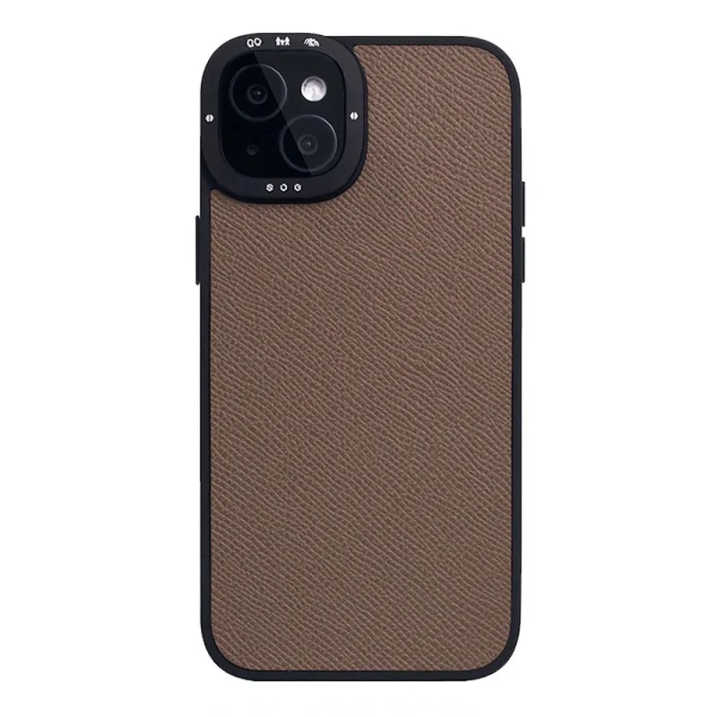SLG Design kryt D9 France Epsom Leather pre iPhone 15 Plus - Etoupe SD…