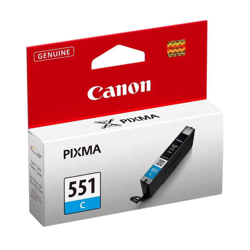 Canon CLI-551 C, azúrová 6509B001