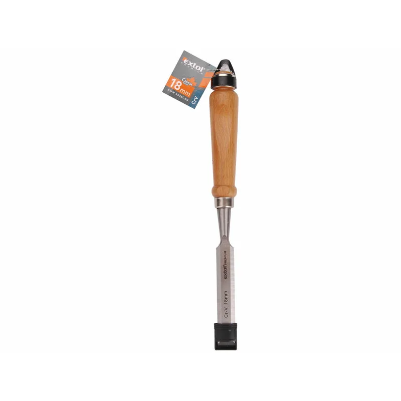 Dláto s drevenou rukoväťou, 32mm, dĺžka 290mm, CrV, EXTOL PREMIUM