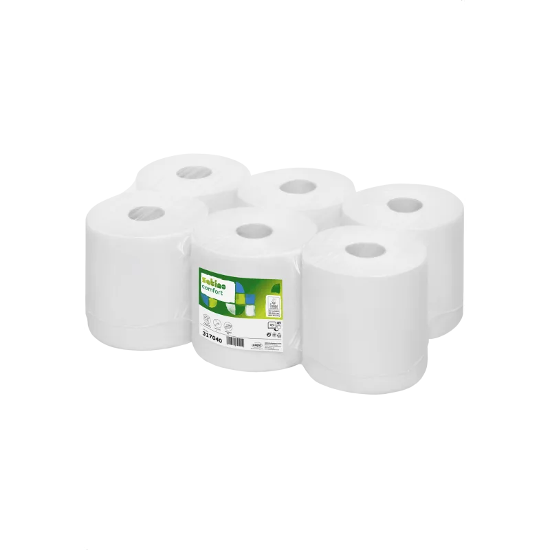 Wepa 317040 RPSATINOC 1V papierové uteráky biele 6 ks