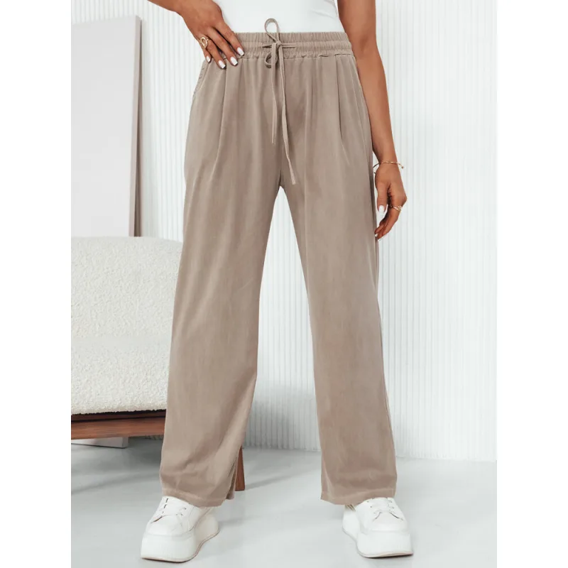 Asters UY2037 široké nohavice béžové L/XL