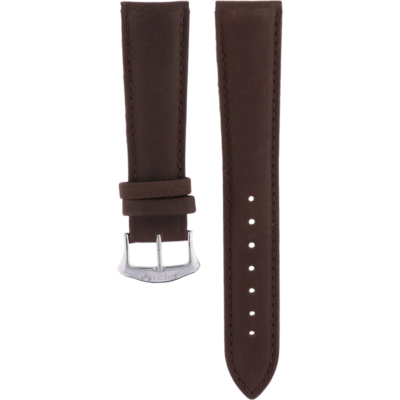 JVD Pánský kožený hnědý řemínek na hodinky RB.13103 Dark Brown (21 mm) RB.13103.2118.5252.L