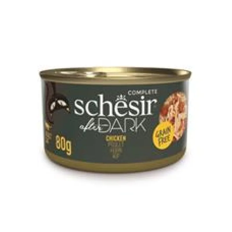 Schesir Cat konz. After Dark Wholefood kuře 80 g