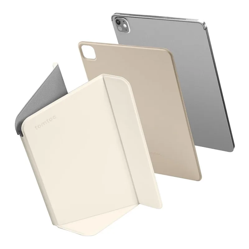 Tomtoc puzdro Detachable Folio Case pre iPad Pro 13" M4/M5 - Ivory B52B2W1