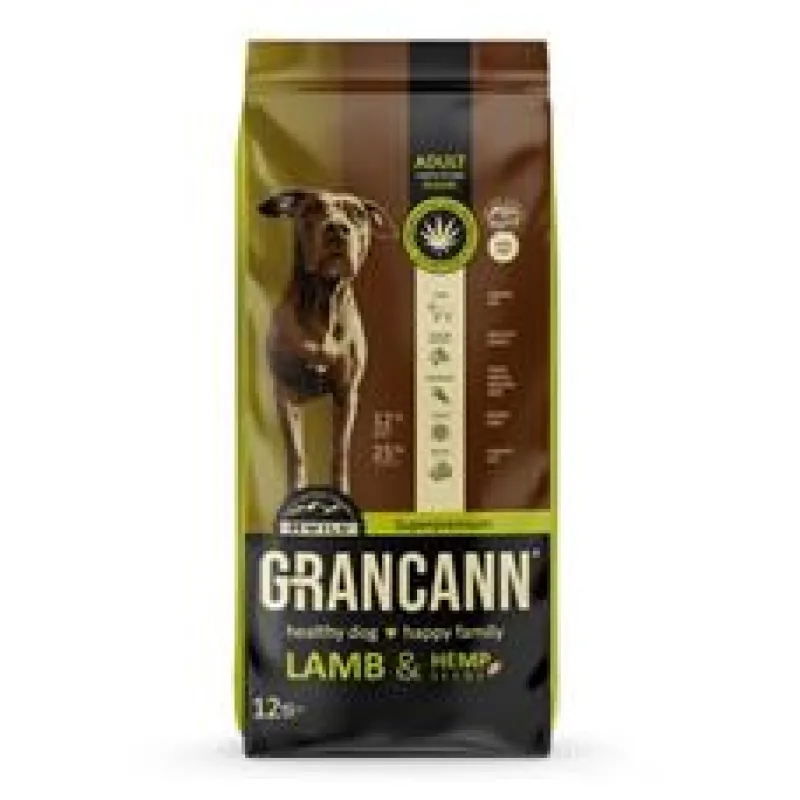 Grancann Lamb & Hemp seeds Adult medium & large breeds 12 kg