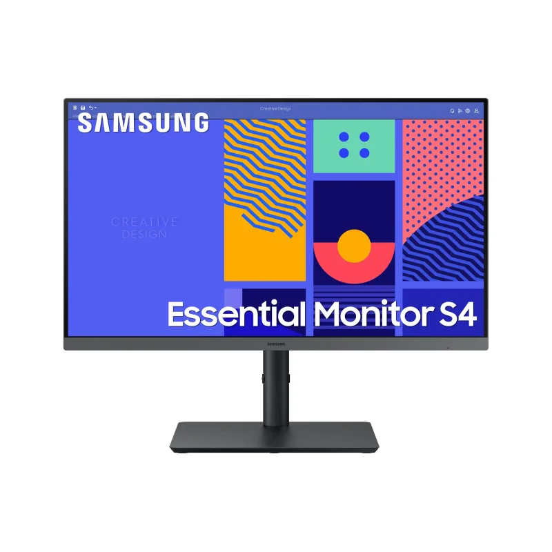 Samsung Essential S4/ S432GC/ 24"/ IPS/ FHD/ 100Hz/ 4ms/ Black/ 3R…