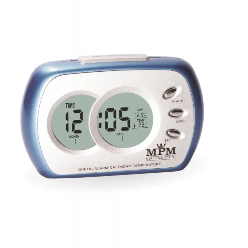 MPM Modrý digitální budík MPM C02.2745