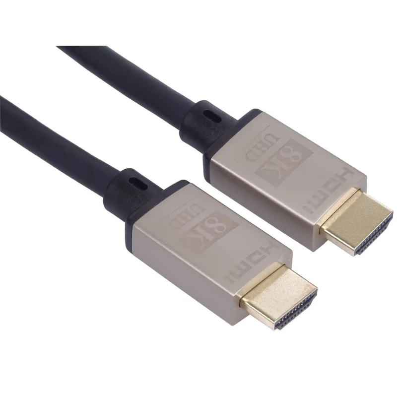 PremiumCord HDMI 2.1 High Speed + Ethernet kábel 8K @ 60Hz, pozlátené 1,…