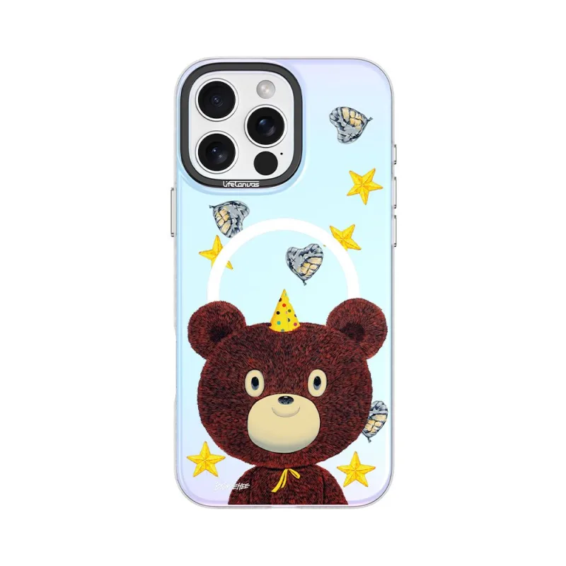 Devia kryt Canvas Series Magnetic Case pre iPhone 16 - Starry Bear…