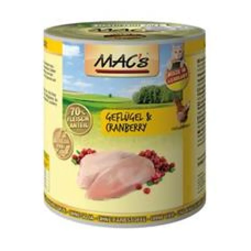 Konz. MACs Cat DRŮBEŽ a BRUSINKA 800 g