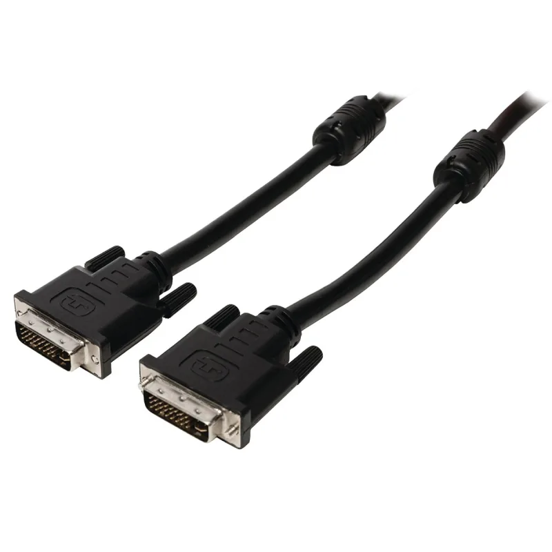 Valueline DVI-I kábel k monitoru 24+5M/24+5M, 3m, čierny VLCP32050B30