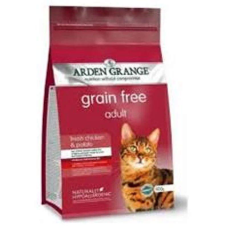 Arden Grange GF Cat Adult with fresh Chick&Potato 400g