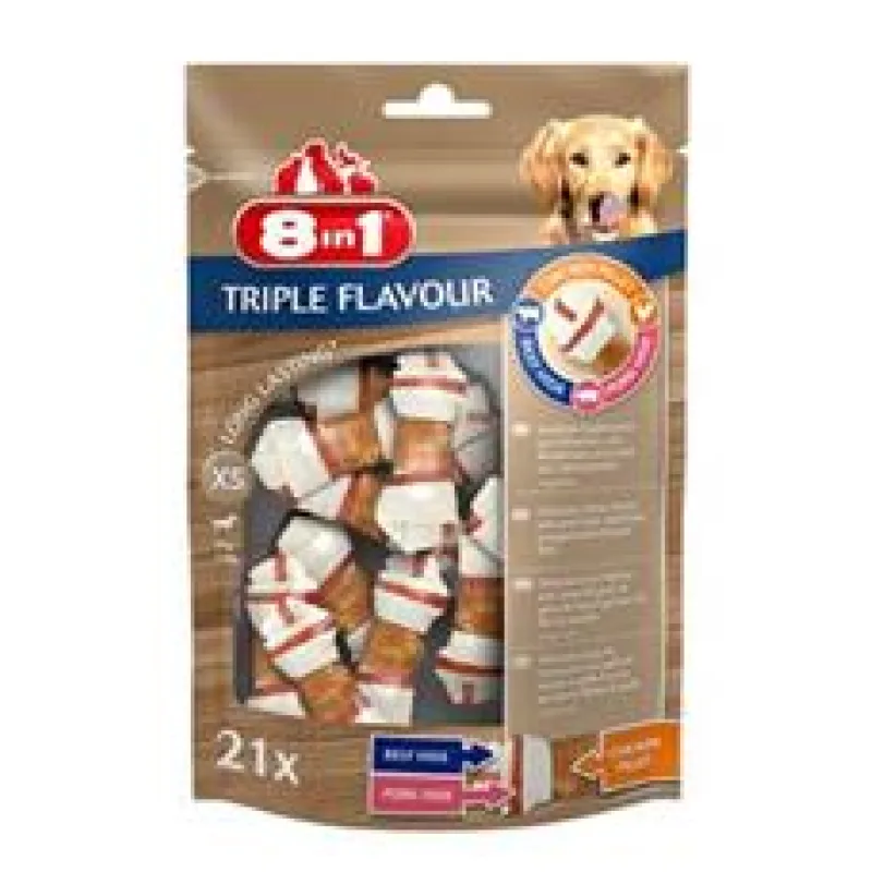 Pochoutka 8in1 Triple Flavour XS/21 ks