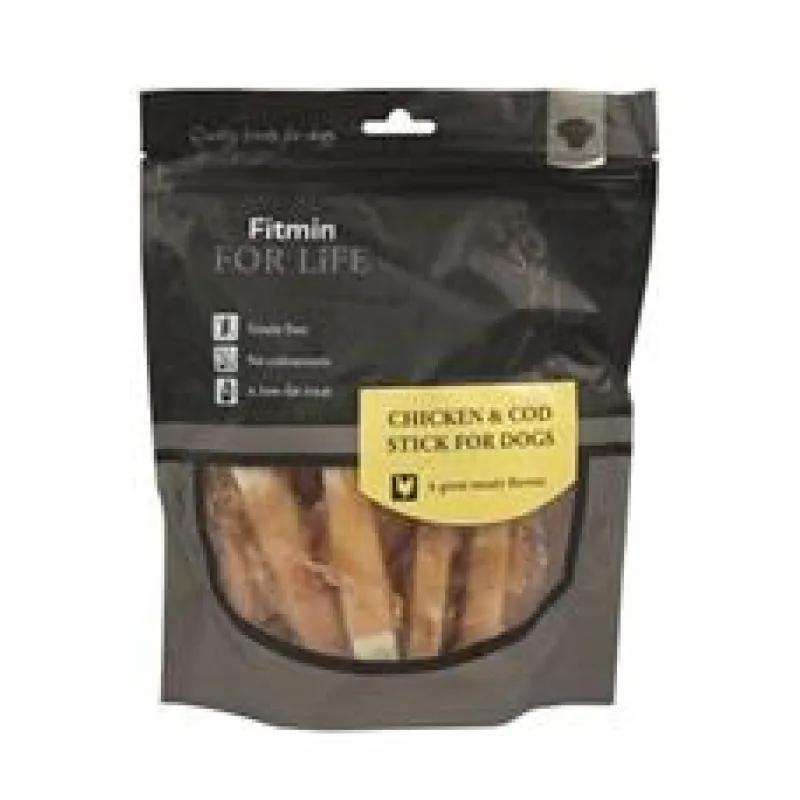 Pochoutka FFL dog treat Kuřecí tyčinka s treskou 400g
