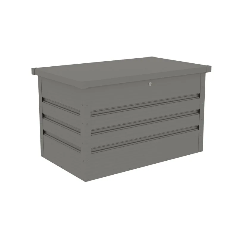 Záhradný box G21 Denver 280 L, metalický šedý plechový