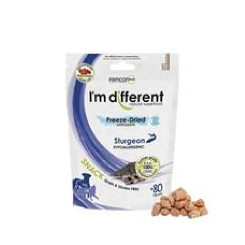 I´M DIFFERENT SNACK jeseter - mrazem sušený pamlsek 40 g