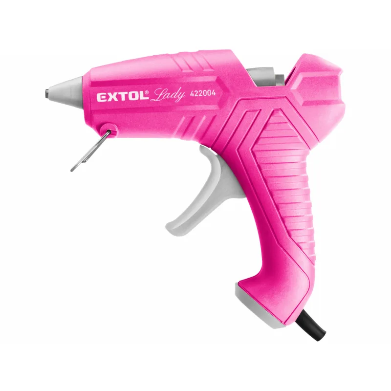 Pištoľ lepiaca tavná, 100W, ⌀11.2mm, EXTOL LADY