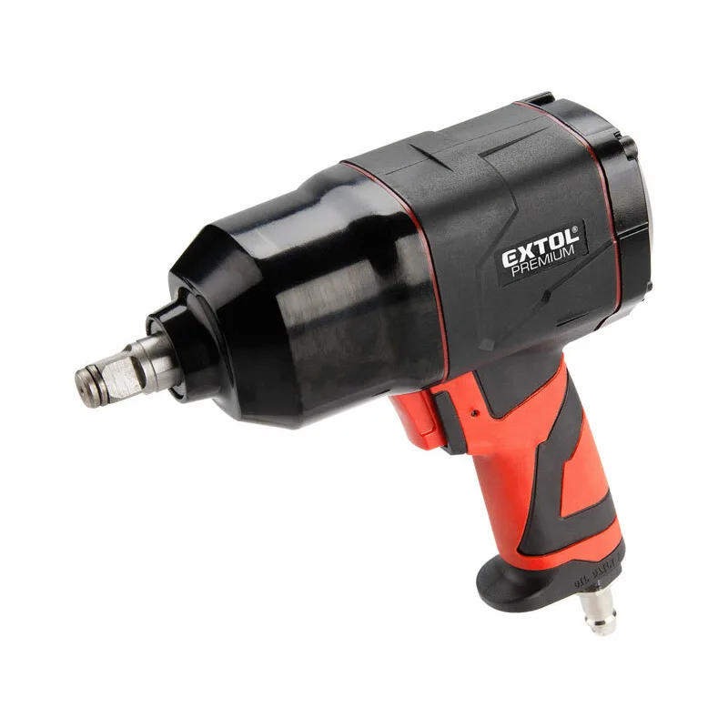 Uťahovač príklepový pneumatický, max. uťahovací moment 340Nm, EXTOL PREMIUM