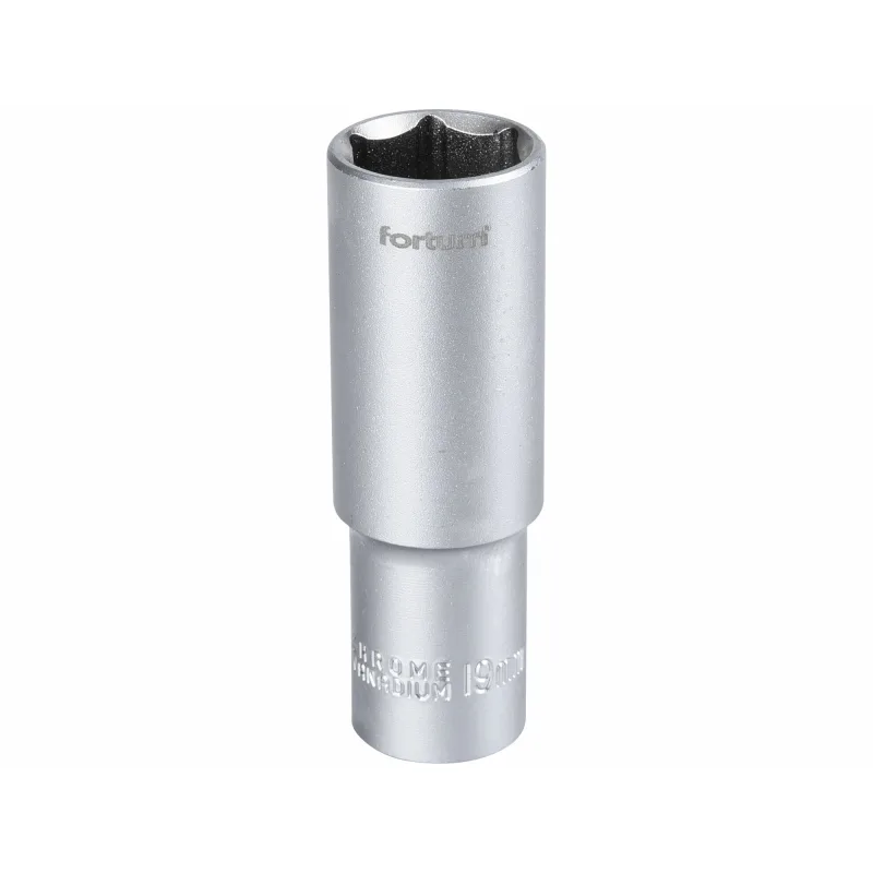 Kľúč nástrčný predĺžený, 19mm, 1/2”, FORTUM