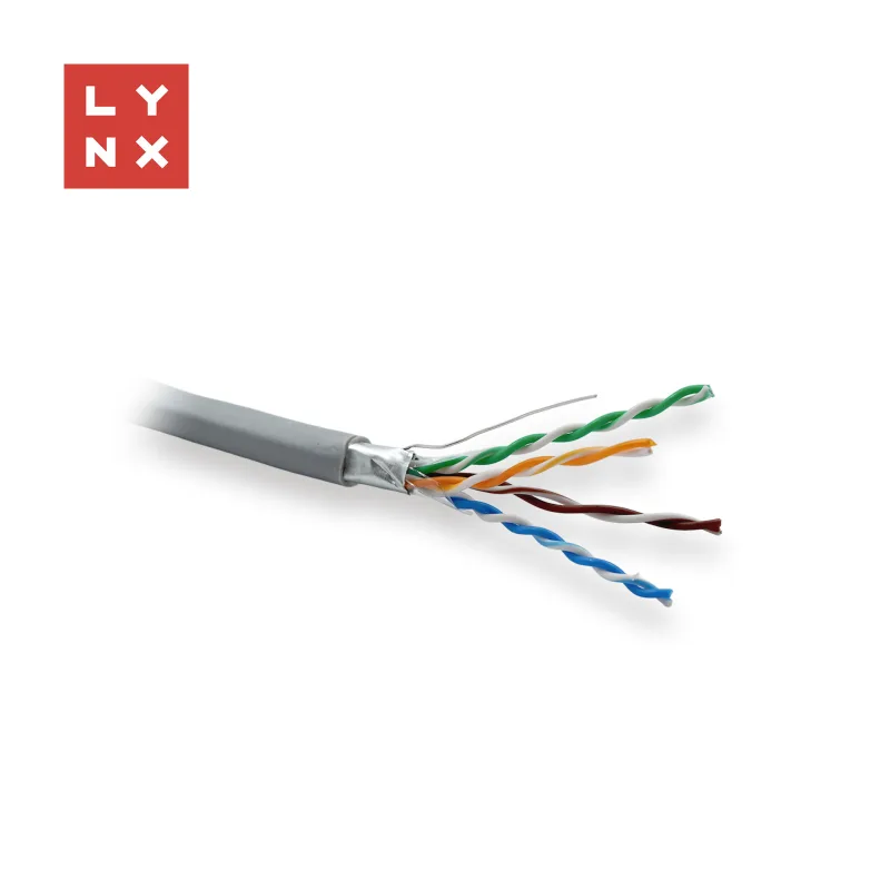 LYNX FTP kabel Cat5e, PVC, 0, 5mm, celoměděný, vnitřní, šedý, box…
