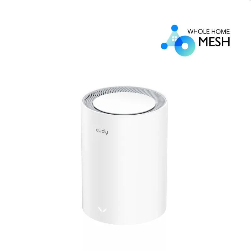 Cudy M1800 - AX1800 Wi-Fi 6 Mesh Solution 1-Pack, Dual-Band, 1201+574Mbps…