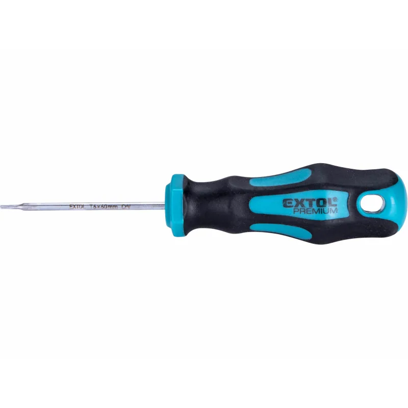 Skrutkovač TORX, magnetický, T6x60mm, CrV, EXTOL PREMIUM