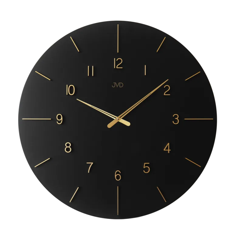 JVD Obrovské designové dřevěné nástěnné hodiny průměr 70cm JVD HC701.2