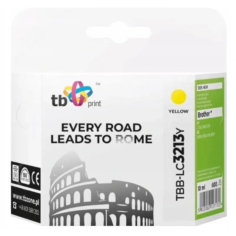 Ink. kazeta TB kompat. s Brother TBB-LC3213Y YE TBB-LC3213Y
