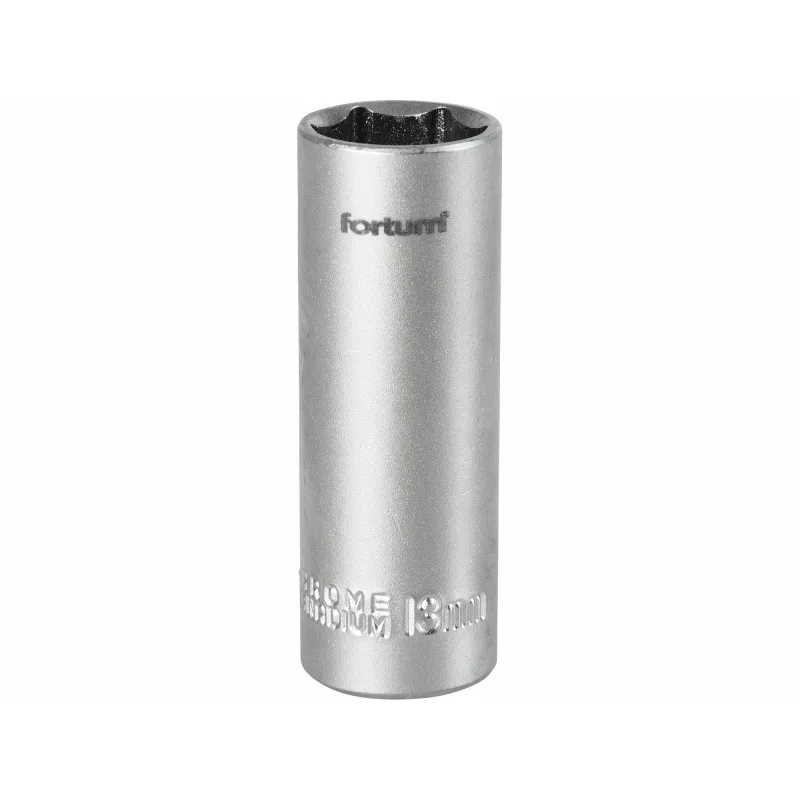Kľúč nástrčný predĺžený, 13mm, 1/4”, FORTUM