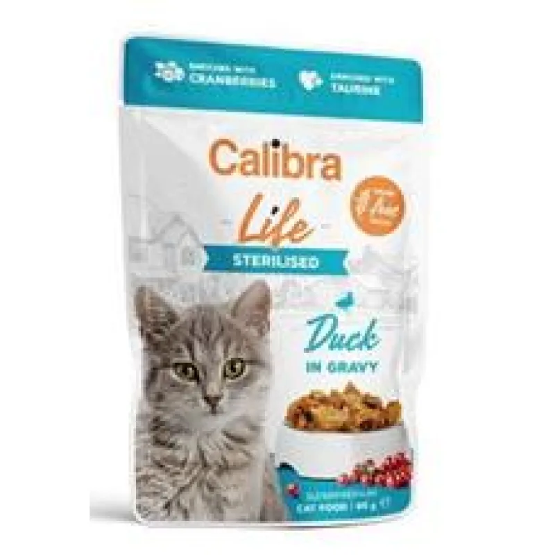 Calibra Cat Life kaps. Sterilised Duck in gravy 85 g