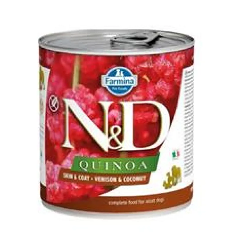 N&D DOG QUINOA Venison & Coconut 285 g