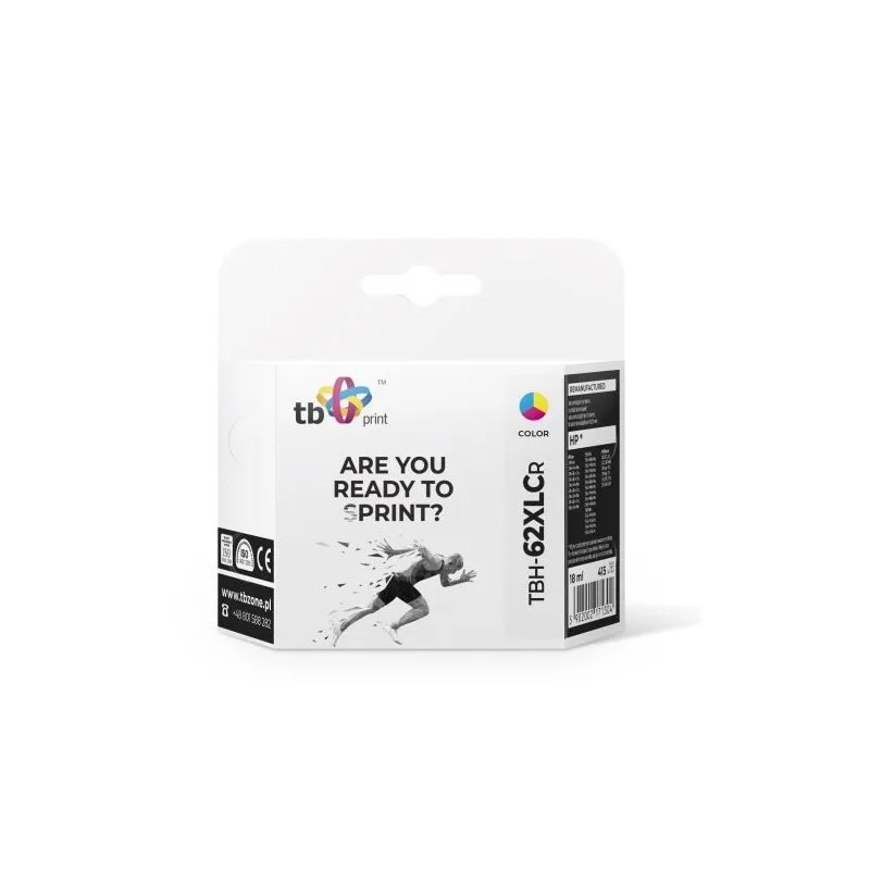 Ink. kazeta TB kompat. s HP OJ 5740 C2P07AE, CMY TBH-62XLCR