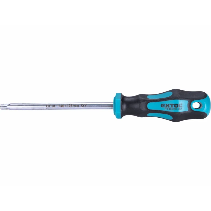 Skrutkovač TORX, magnetický, T40x125mm, CrV, EXTOL PREMIUM
