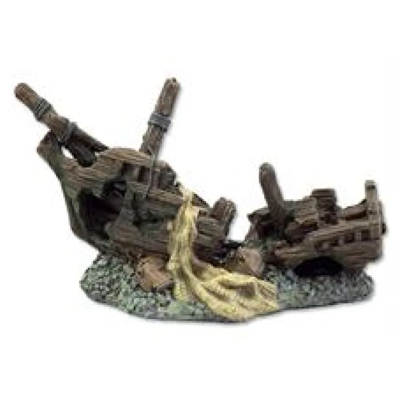 Dekorace Vrak lodi 22 cm 1 ks