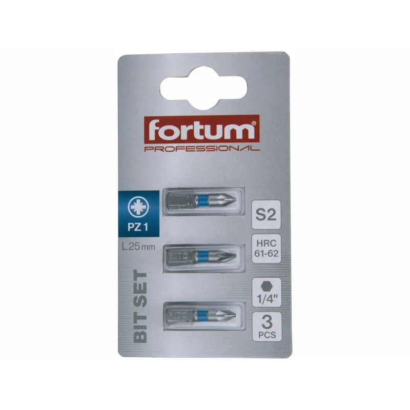 FORTUM-KITO Bity S2 – krížové a štvorcové, rôzne veľkosti PH, PZ, SQ