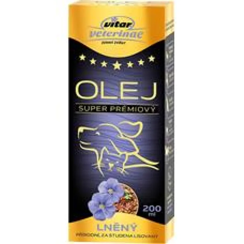VITAR Veterinae Lněný olej 1000 ml