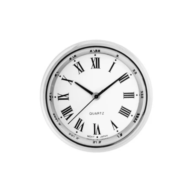 MPM Vestavné hodiny 35 mm - stříbrné, římské číslice 550/4173-13 E22.4794.006895