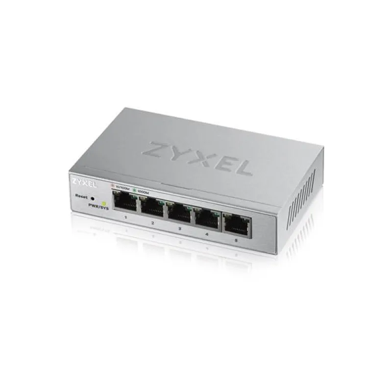 Zyxel GS1200-5, 5 Port Gigabit webmanaged Switch GS1200-5-EU0101F