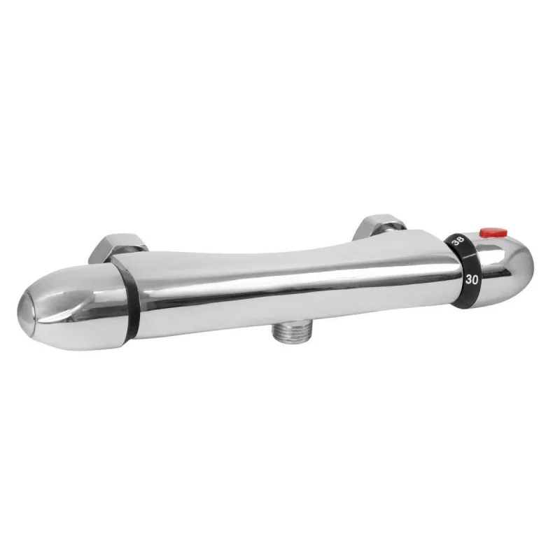 Batéria sprchová termostatická, 150mm, lesklý chróm, 150mm, keramický ventil, mosadz, VITTORIA