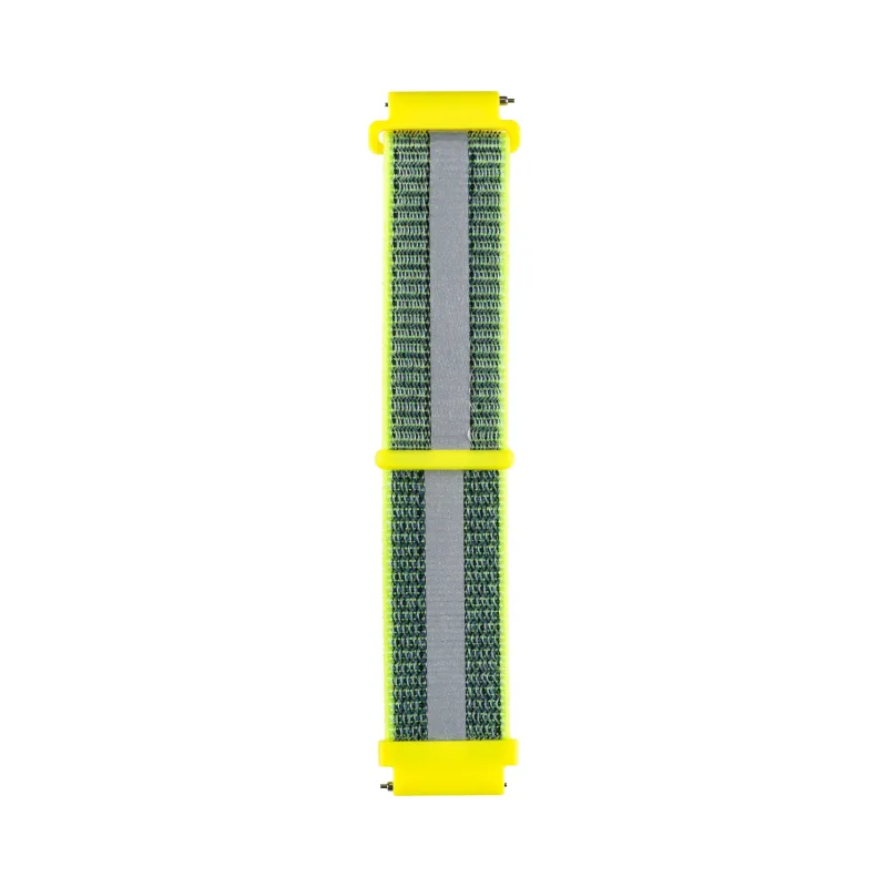 Garett Kids univerzální řemínek 20 mm, zelený reflexní STRAP_KIDS_GRN_RFL