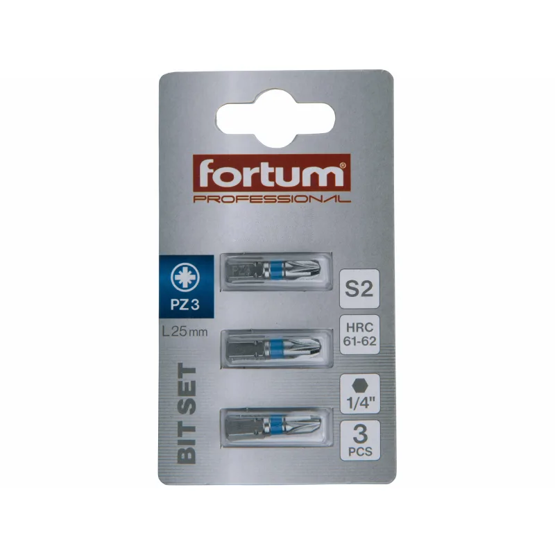FORTUM-KITO Bity S2 – krížové a štvorcové, rôzne veľkosti PH, PZ, SQ