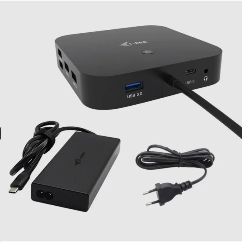 i-tec USB-C HDMI + Dual DP Docking Station + PD 100 W + Universal Charger…