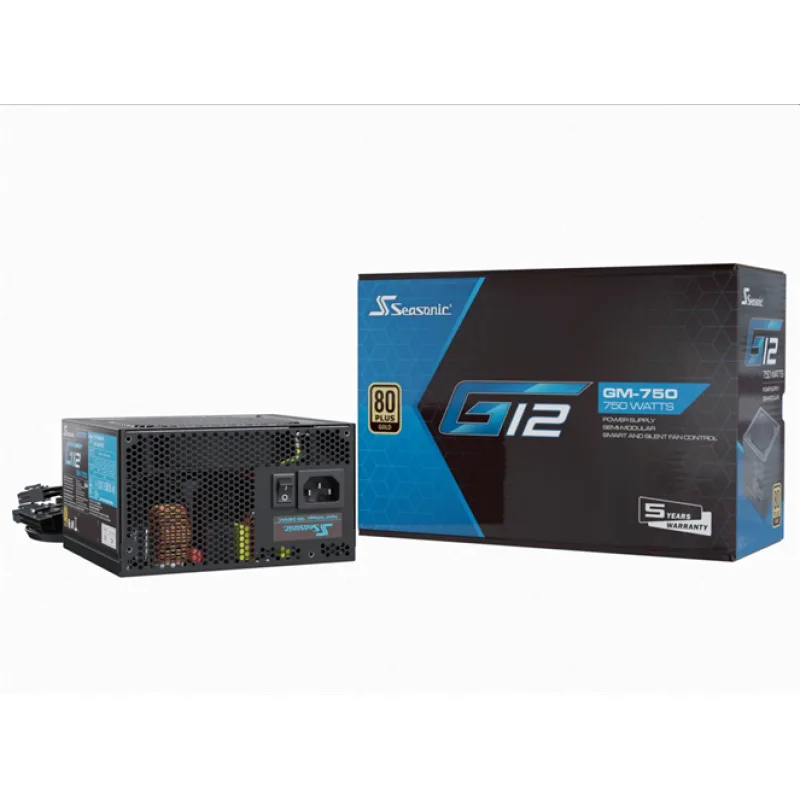 Seasonic G12 GM GOLD 750W, semi-modular SSR-750FM